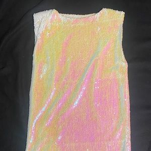 Lashes sequin dress